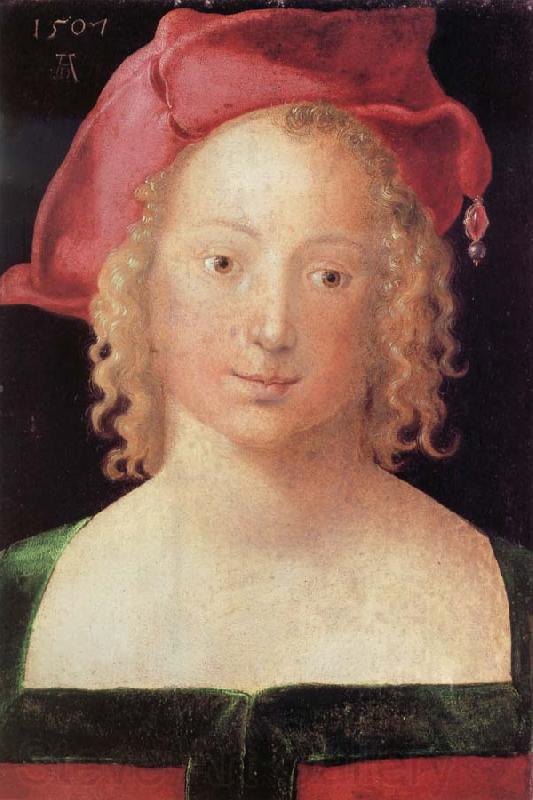 Albrecht Durer Young Woman with a Red Beret